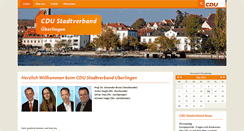 Desktop Screenshot of cdu-ueberlingen.de