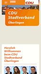 Mobile Screenshot of cdu-ueberlingen.de